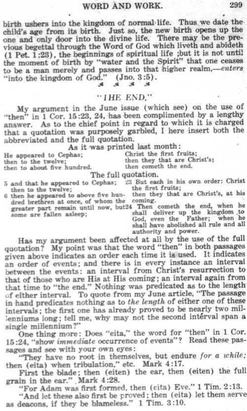 Word and Work, Vol.  9, No. 7, July 1916, p. 299