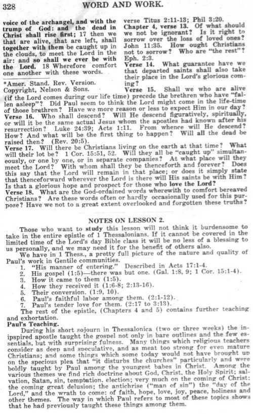 Word and Work, Vol.  9, No. 7, July 1916, p. 328