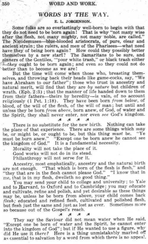 Word and Work, Vol.  9, No. 8, August 1916, p. 350