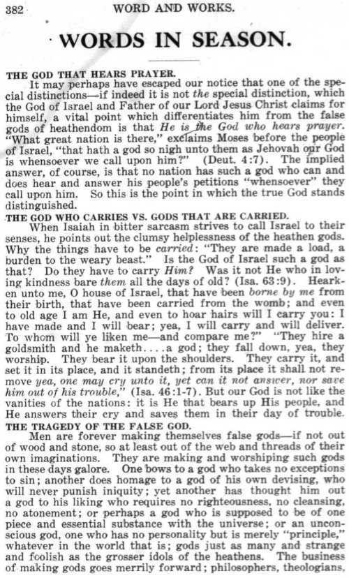 Word and Work, Vol.  9, No. 9, September 1916, p. 382