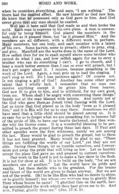 Word and Work, Vol.  9, No. 9, September 1916, p. 390