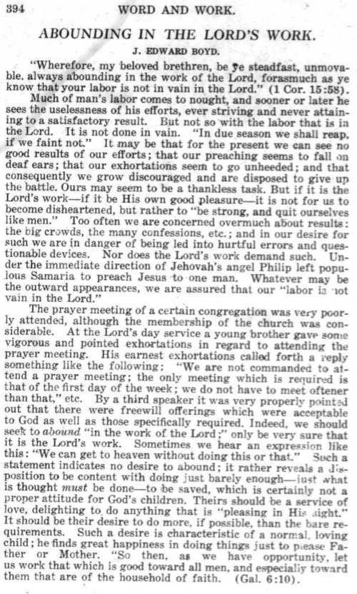 Word and Work, Vol.  9, No. 9, September 1916, p. 394