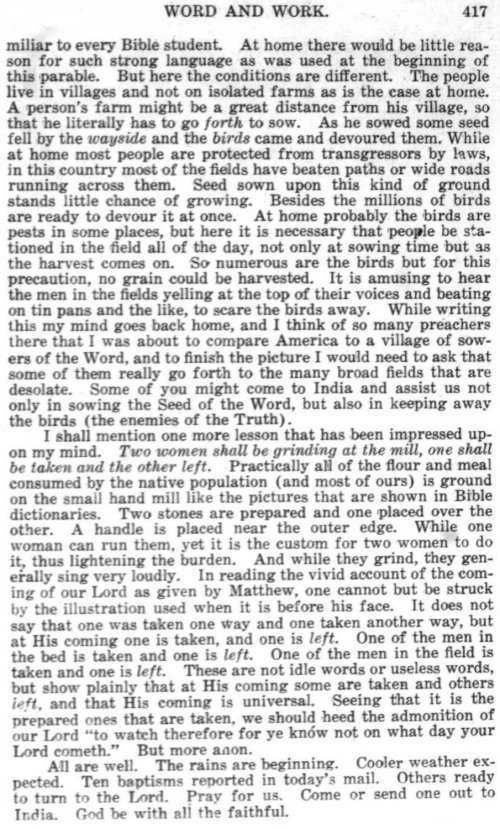 Word and Work, Vol.  9, No. 9, September 1916, p. 417