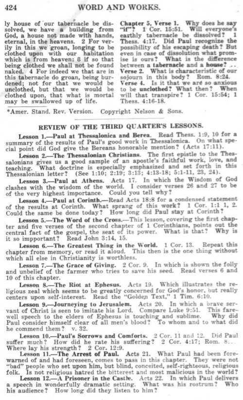 Word and Work, Vol.  9, No. 9, September 1916, p. 424