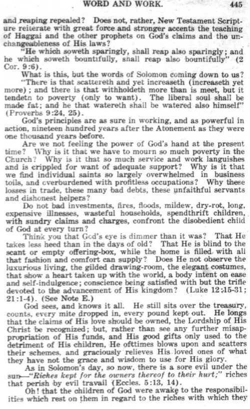 Word and Work, Vol.  9, No. 10, October 1916, p. 445