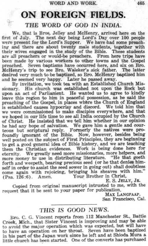 Word and Work, Vol.  9, No. 10, October 1916, p. 465