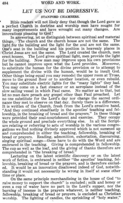 Word and Work, Vol.  9, No. 11, November 1916, p. 484