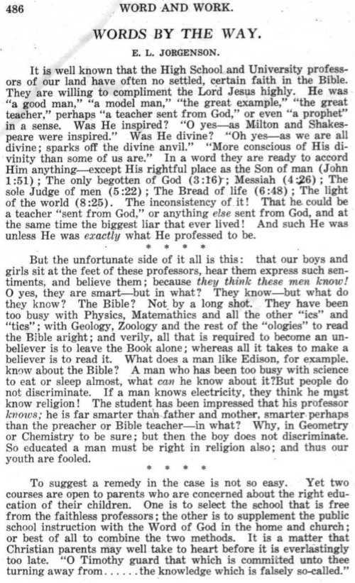 Word and Work, Vol.  9, No. 11, November 1916, p. 486