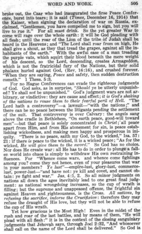 Word and Work, Vol.  9, No. 11, November 1916, p. 505