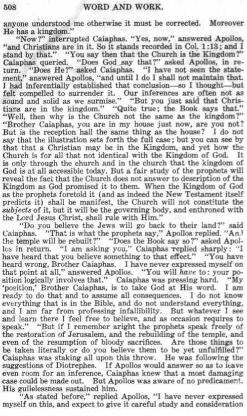 Word and Work, Vol.  9, No. 11, November 1916, p. 508