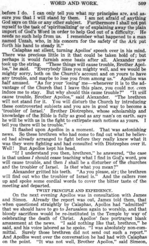 Word and Work, Vol.  9, No. 11, November 1916, p. 509