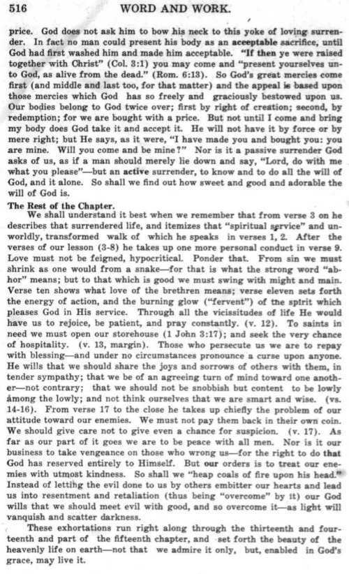 Word and Work, Vol.  9, No. 11, November 1916, p. 516