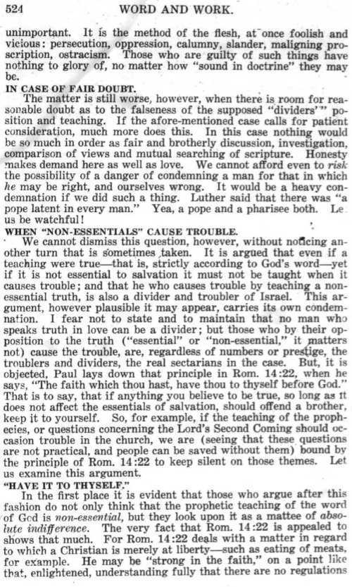 Word and Work, Vol.  9, No. 12, December 1916, p. 524