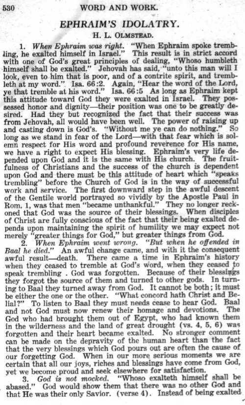 Word and Work, Vol.  9, No. 12, December 1916, p. 530