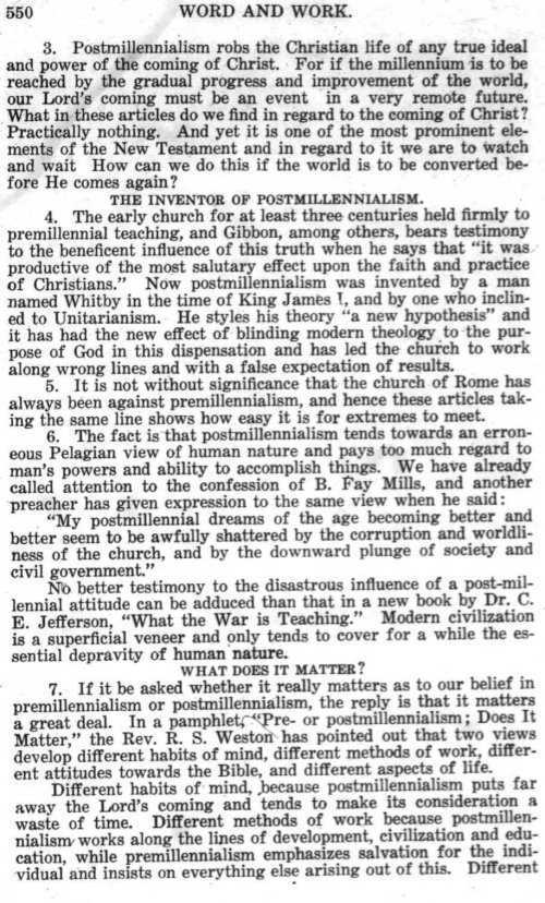 Word and Work, Vol.  9, No. 12, December 1916, p. 550