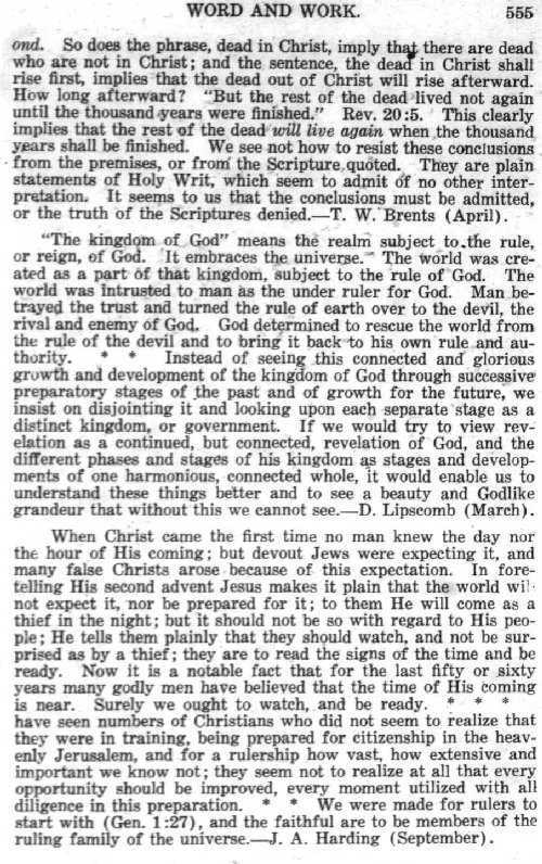 Word and Work, Vol.  9, No. 12, December 1916, p. 555