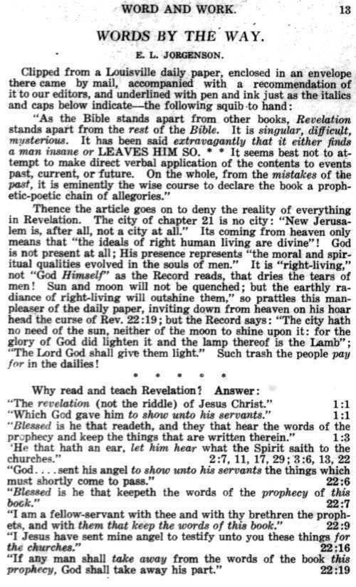 Word and Work, Vol. 10, No. 1, January 1917, p. 13