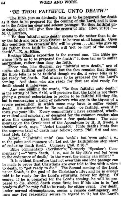 Word and Work, Vol. 10, No. 2, February 1917, p. 54