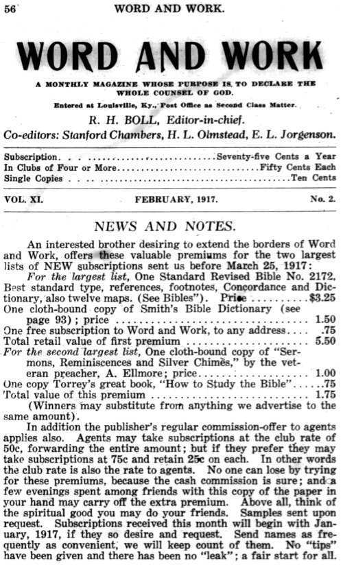 Word and Work, Vol. 10, No. 2, February 1917, p. 56