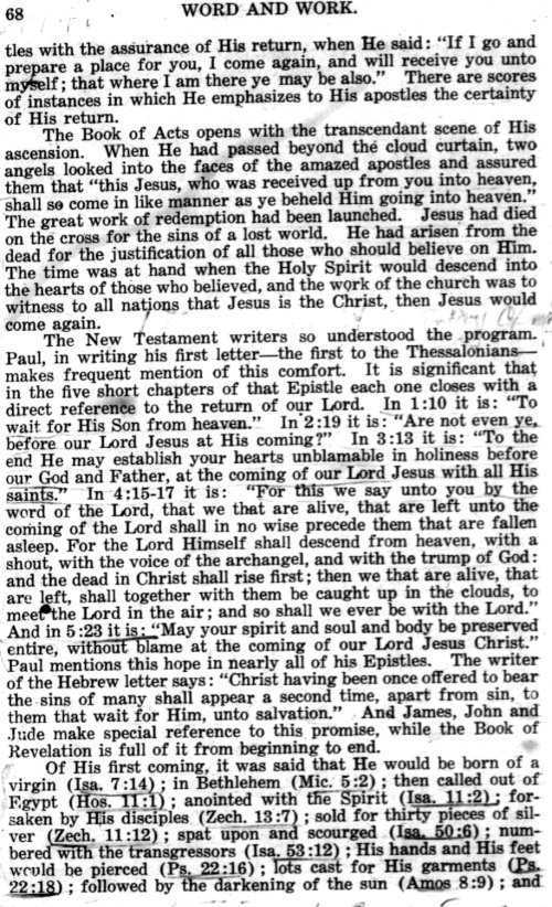 Word and Work, Vol. 10, No. 2, February 1917, p. 68