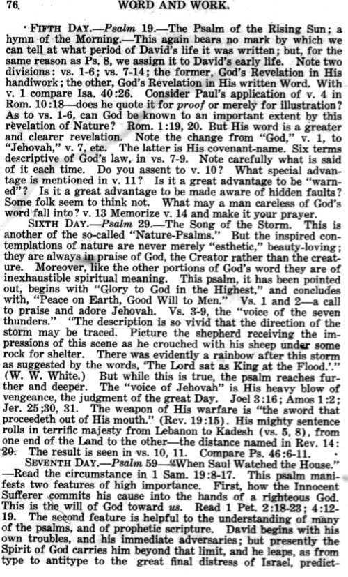 Word and Work, Vol. 10, No. 2, February 1917, p. 76