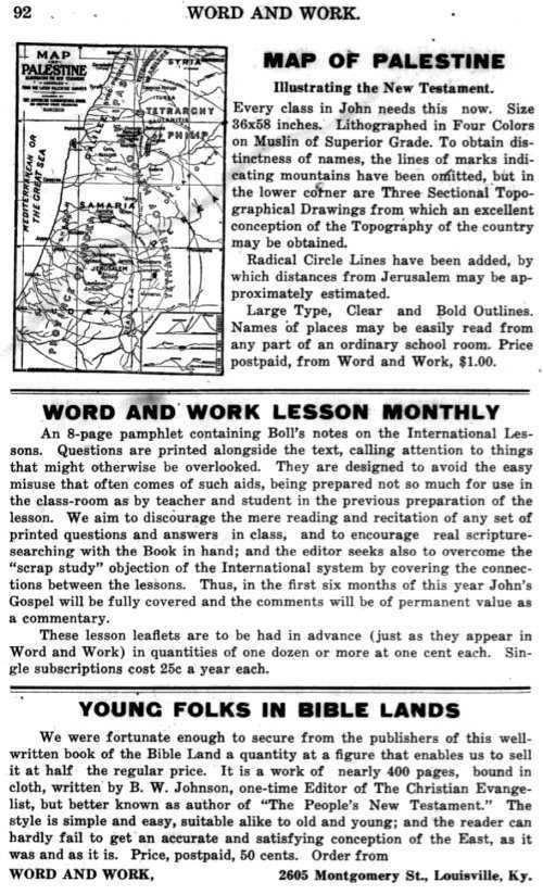Word and Work, Vol. 10, No. 2, February 1917, p. 92