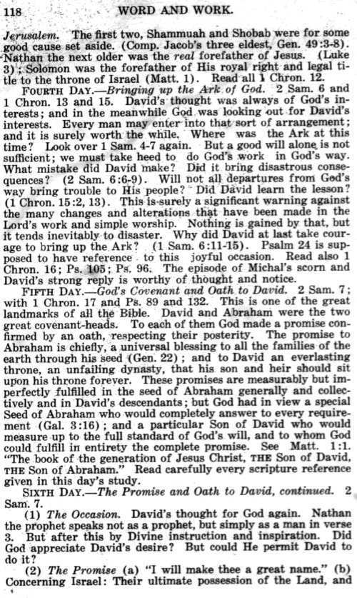 Word and Work, Vol. 10, No. 3, March 1917, p. 118