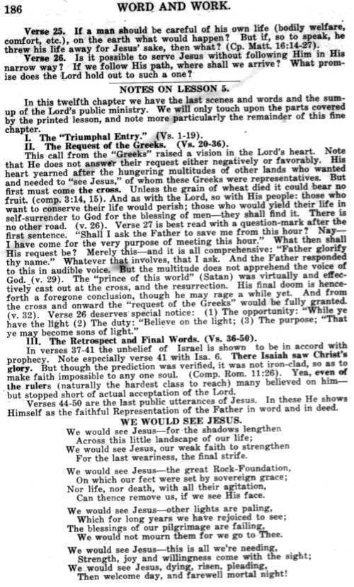 Word and Work, Vol. 10, No. 4, April 1917, p. 186