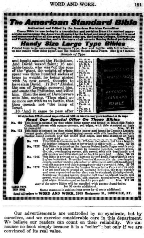 Word and Work, Vol. 10, No. 4, April 1917, p. 191