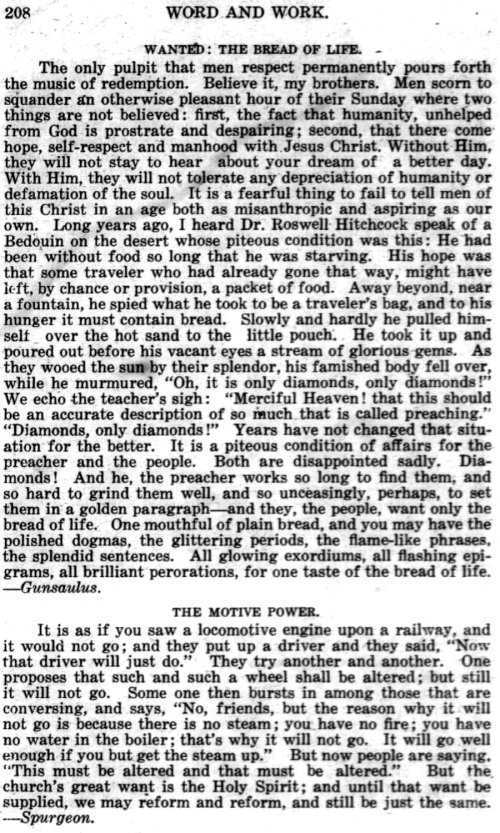 Word and Work, Vol. 10, No. 5, May 1917, p. 208