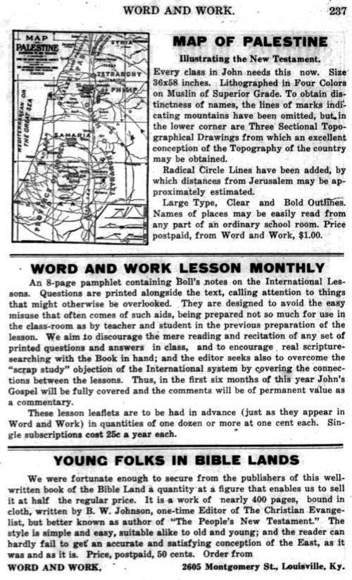 Word and Work, Vol. 10, No. 5, May 1917, p. 237