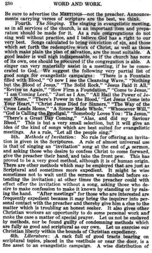 Word and Work, Vol. 10, No. 6, June 1917, p. 250