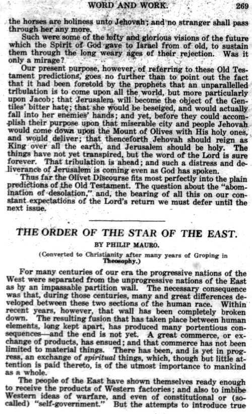 Word and Work, Vol. 10, No. 6, June 1917, p. 269