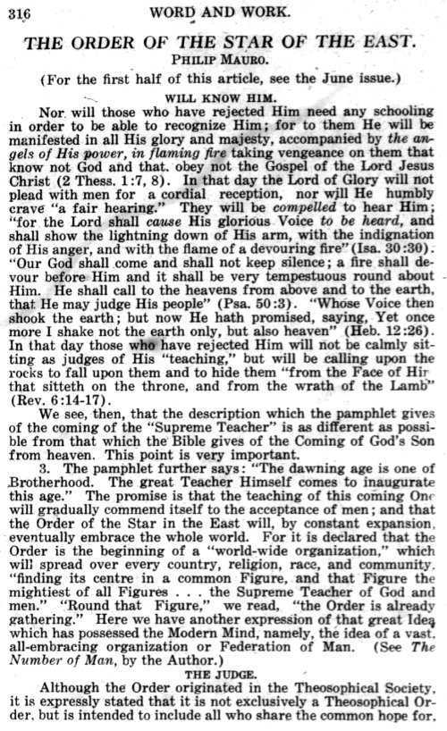 Word and Work, Vol. 10, No. 7, July 1917, p. 316