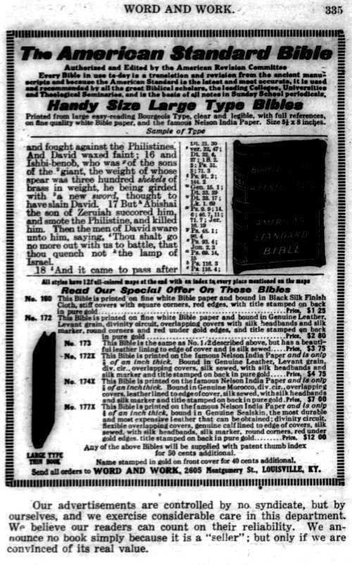 Word and Work, Vol. 10, No. 7, July 1917, p. 335