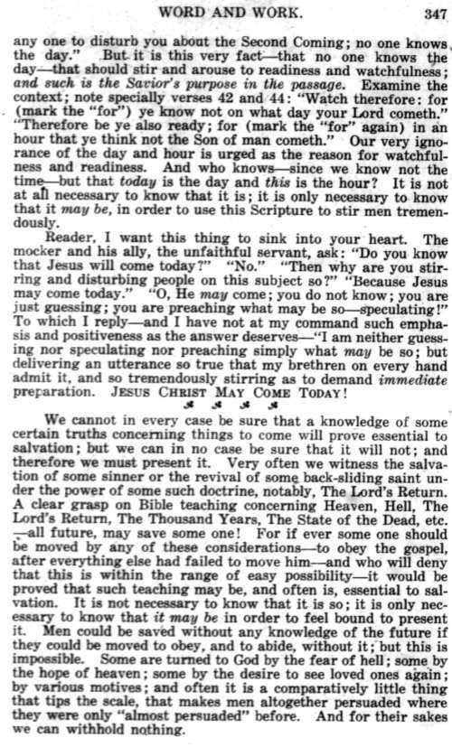 Word and Work, Vol. 10, No. 8, August 1917, p. 347