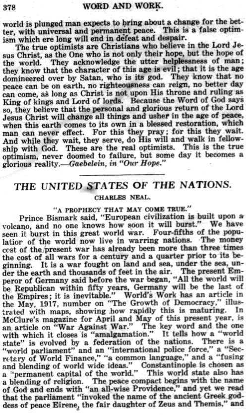 Word and Work, Vol. 10, No. 9, September 1917, p. 378