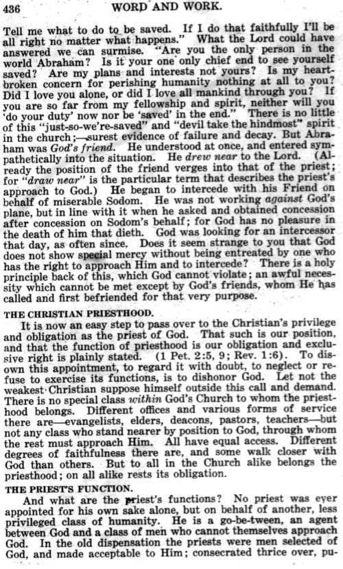 Word and Work, Vol. 10, No. 11, November 1917, p. 436