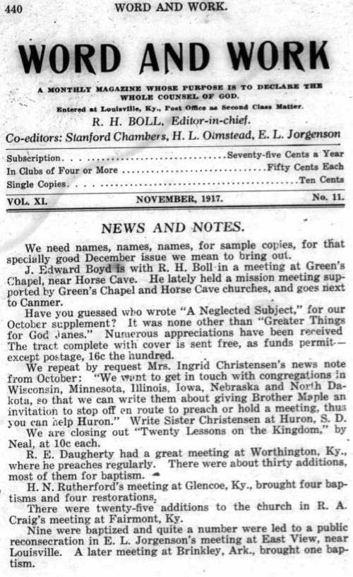 Word and Work, Vol. 10, No. 11, November 1917, p. 440