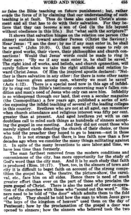 Word and Work, Vol. 10, No. 11, November 1917, p. 455