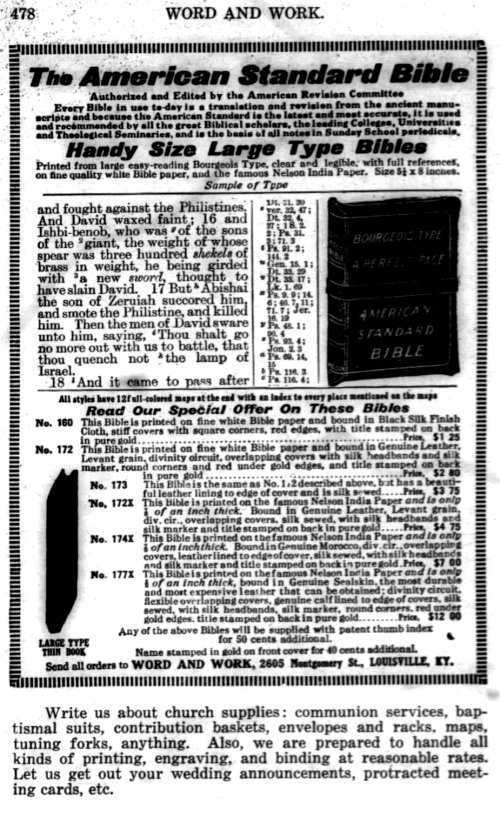 Word and Work, Vol. 10, No. 11, November 1917, p. 478