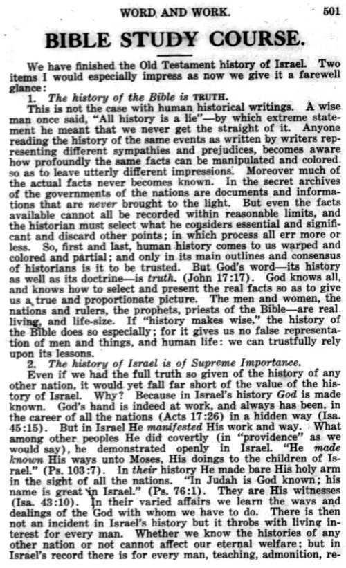 Word and Work, Vol. 10, No. 12, December 1917, p. 501