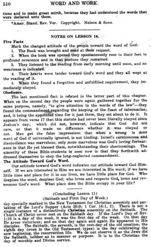 Word and Work, Vol. 10, No. 12, December 1917, p. 510