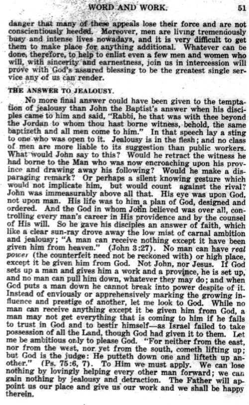 Word and Work, Vol. 11, No. 2, February 1918, p. 51