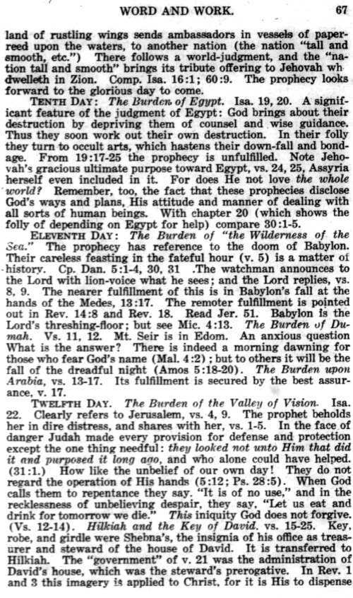 Word and Work, Vol. 11, No. 2, February 1918, p. 67