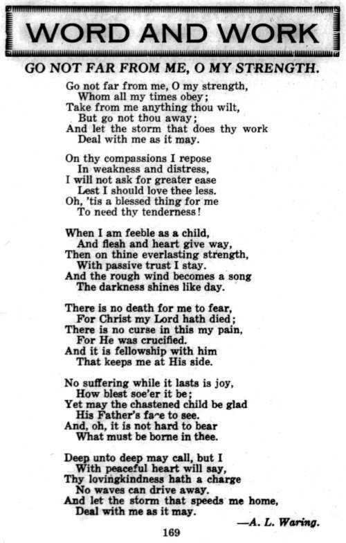 Word and Work, Vol. 11, No. 5, May 1918, p. 169