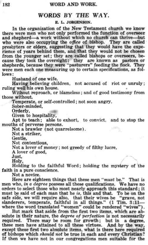Word and Work, Vol. 11, No. 5, May 1918, p. 182