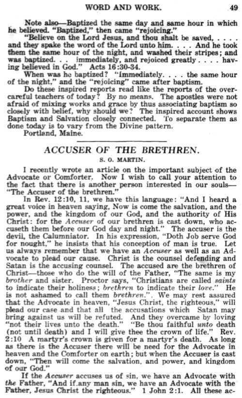 Word and Work, Vol. 12, No. 2, February 1919, p. 49