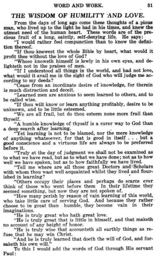 Word and Work, Vol. 12, No. 2, February 1919, p. 51