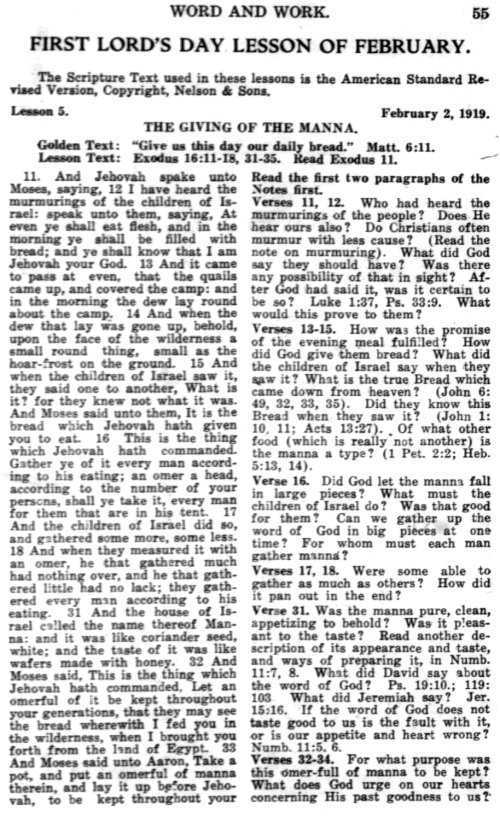 Word and Work, Vol. 12, No. 2, February 1919, p. 55